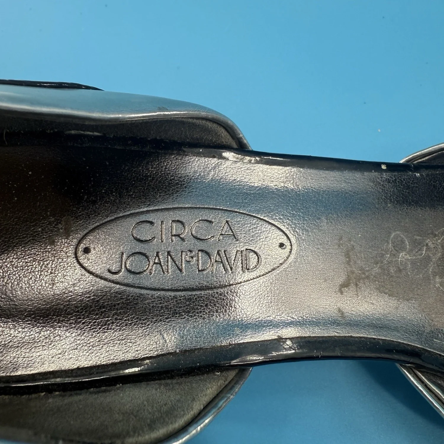 Circa Joan & David女式黑色露趾D'Orsay高跟鞋8.5米-