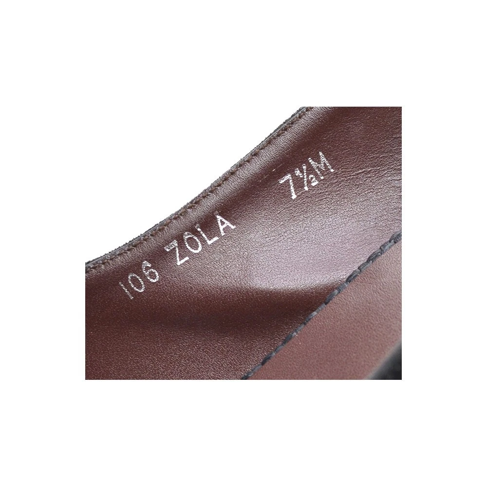 女士 Donald J Pliner Zola 露跟高跟鞋 7.5 M 黑色麂皮绒露趾高跟鞋-