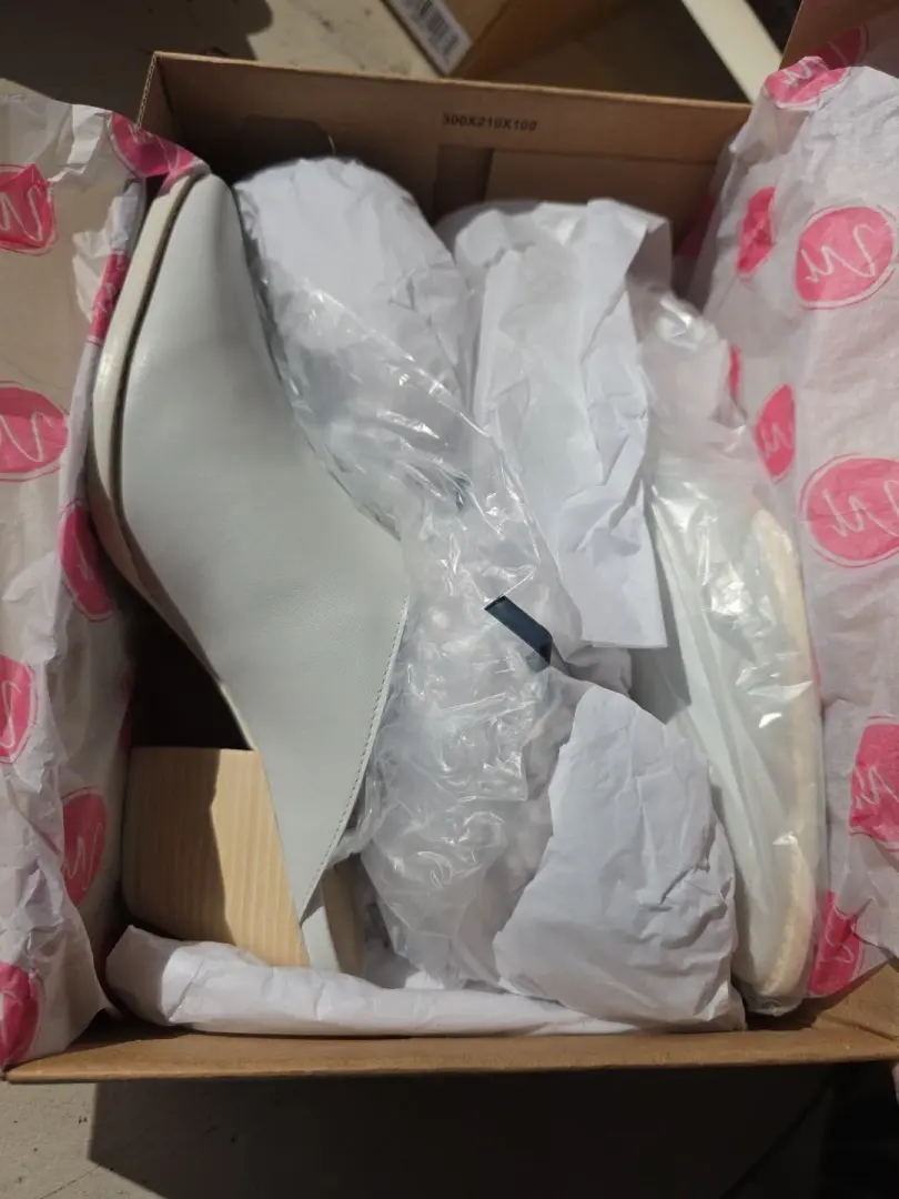 女士 Matisse Cammy Mule 白色皮革尖头 7.5 码-