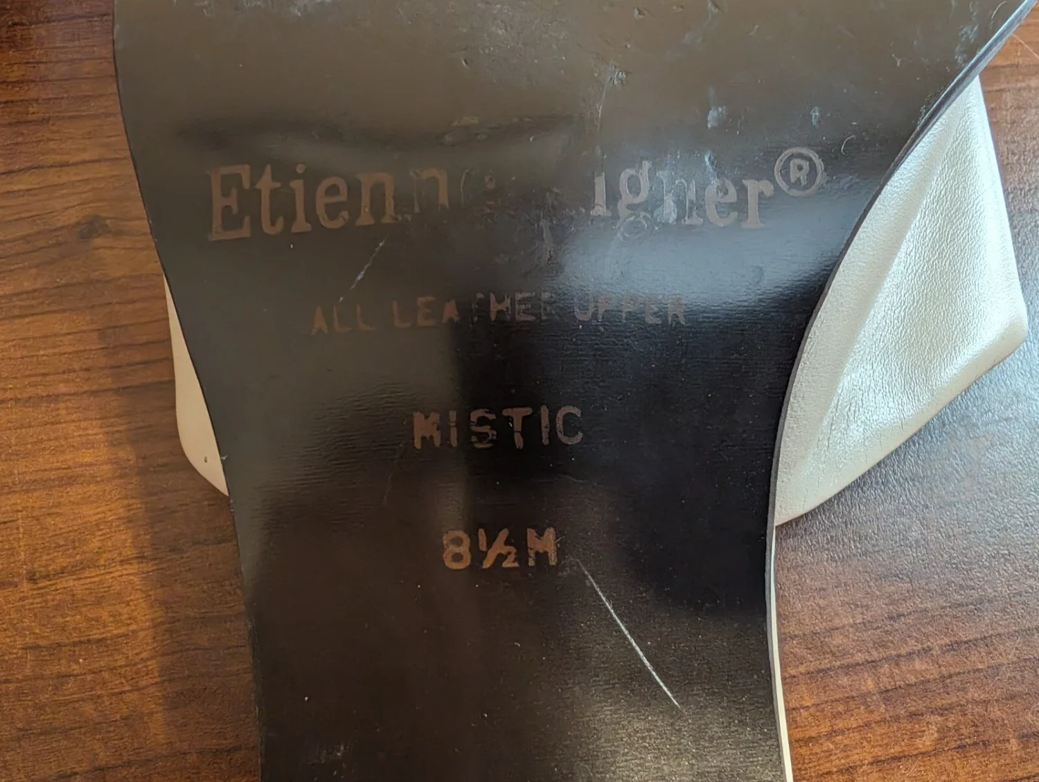复古 ETIENNE AIGNER 女式米色拖鞋 8.5 M 2 英寸高跟鞋“Mistic”巴西-