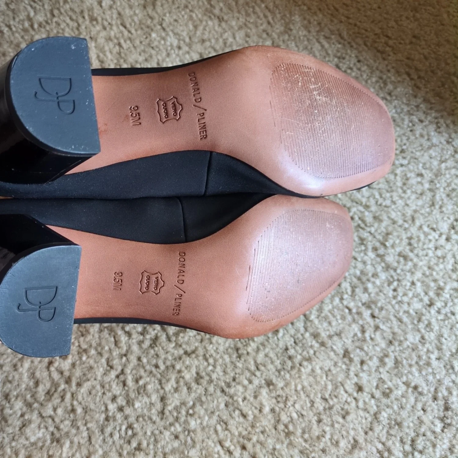 Donald J. Pliner Corin 高跟鞋 黑色女鞋 9.5M 码-