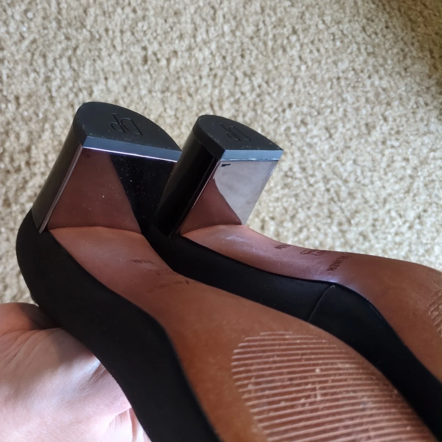 Donald J. Pliner Corin 高跟鞋 黑色女鞋 9.5M 码-