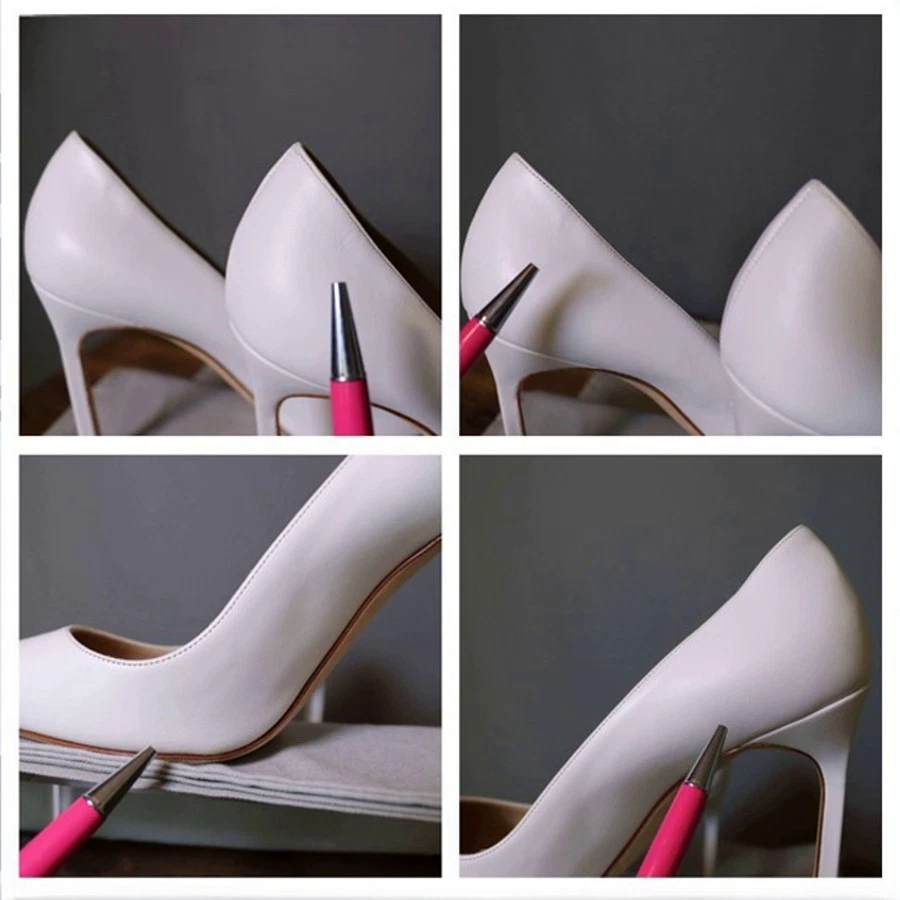 Manolo Blahnik 37.5 白色细高跟鞋经典 BB 高跟鞋-