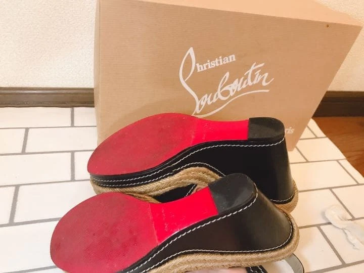 Christian Louboutin Almeria 坡跟凉鞋高跟鞋 37-