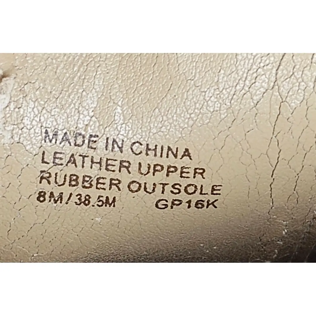 Michael Kors 棕褐色麂皮绒粗跟穆勒鞋踝靴女式 8M-