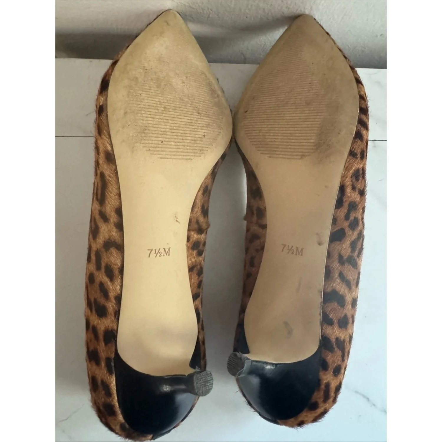 TALBOTS SYLVIE KITTEN HEEL PUMPS LEOPARD PRINT 🐆 尺寸 7.5-