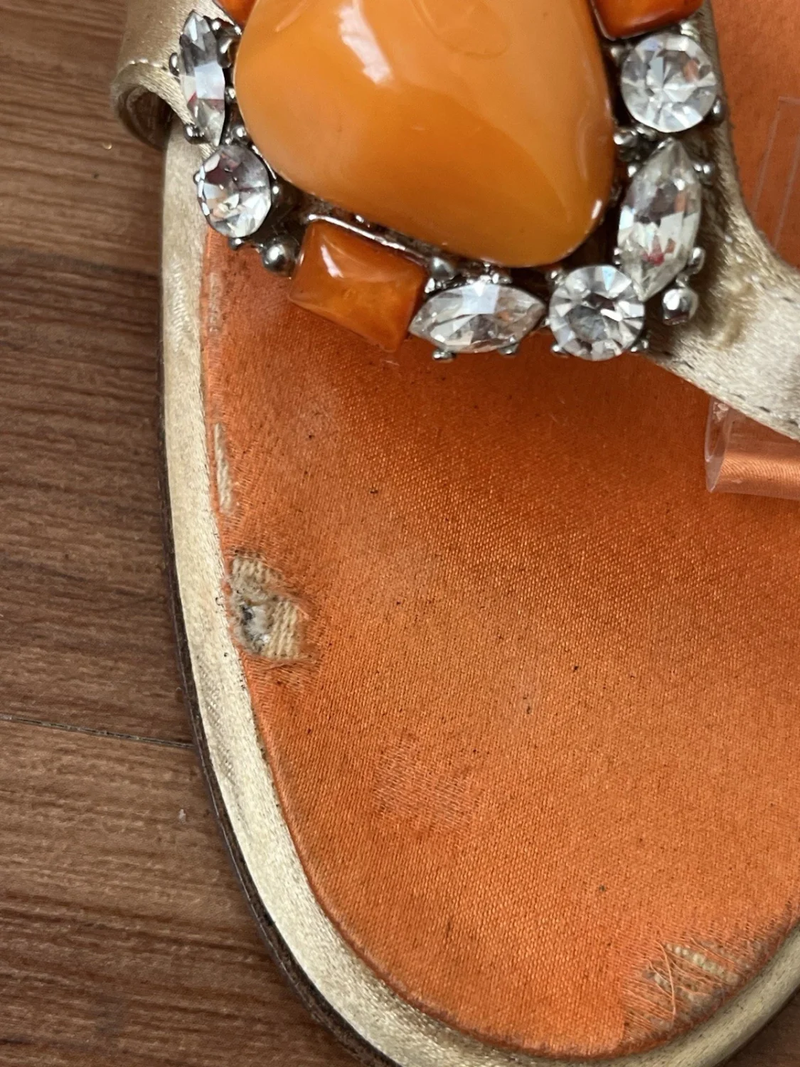 Giuseppe Zanotti 珠宝米色脚踝鞋 36 码-