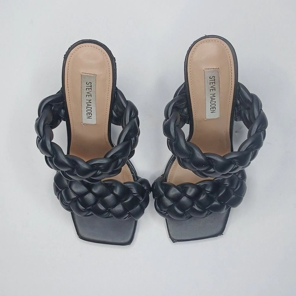 Steve Madden Kenley 高跟鞋凉鞋,一款无带 4.5 英寸高跟鞋的骡子-