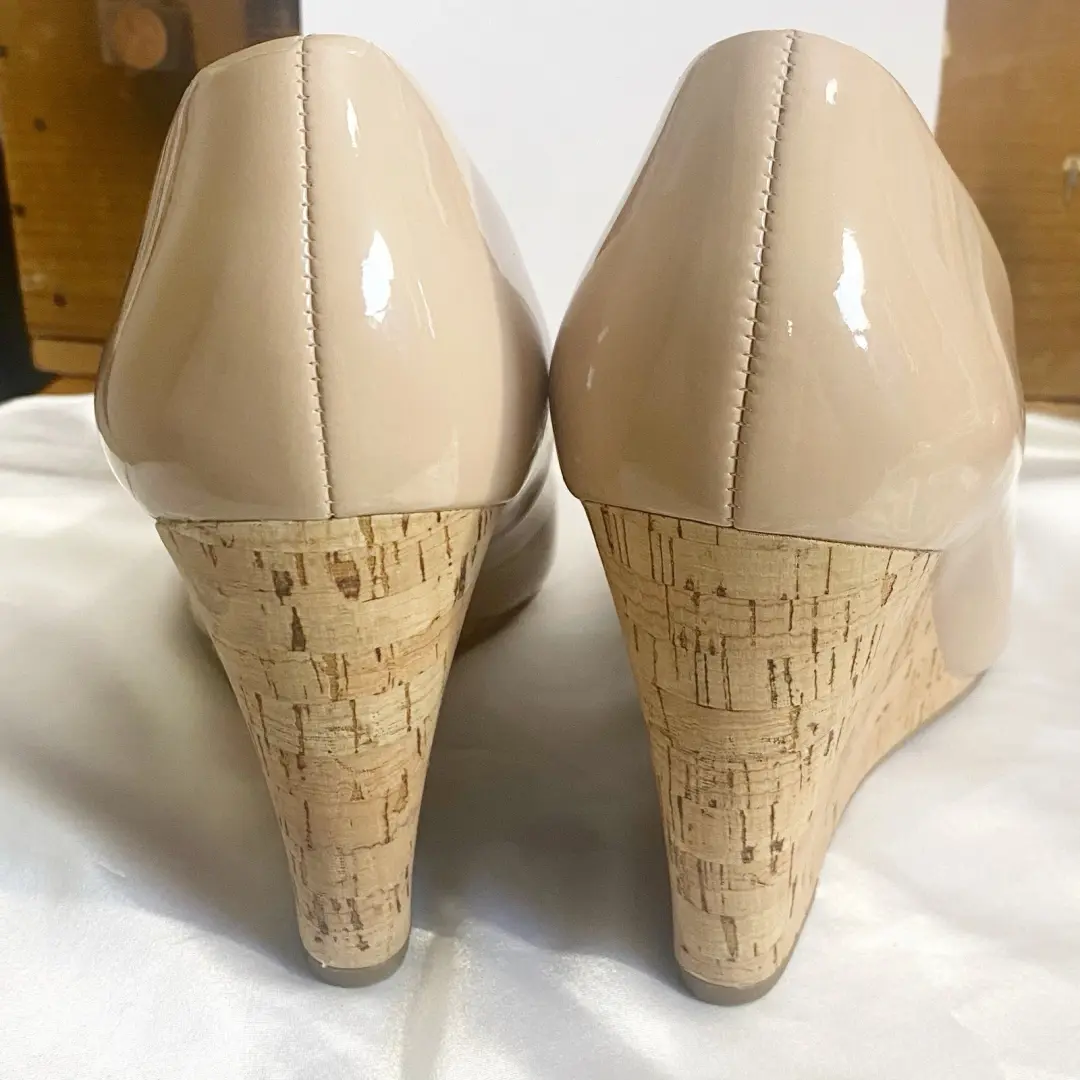 Franco Sarto 男士制造材料 4 英寸楔形棕褐色泵 10M-