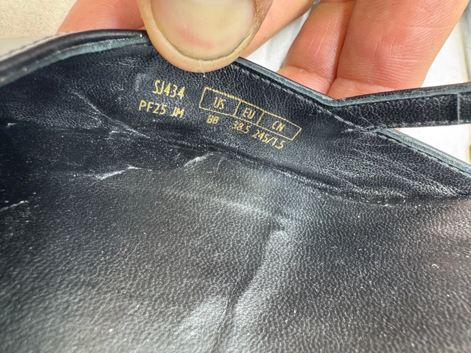 Stuart Weitzman Vinnie 50 露跟高跟鞋女式黑色皮革尖头 - 8-