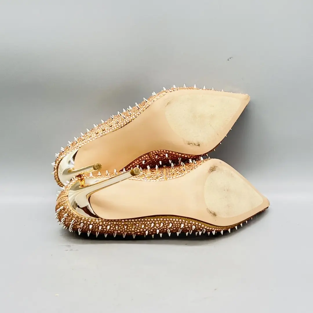 Steve Madden 鞋女式 7 玫瑰金钉钉钉高跟鞋高跟鞋-