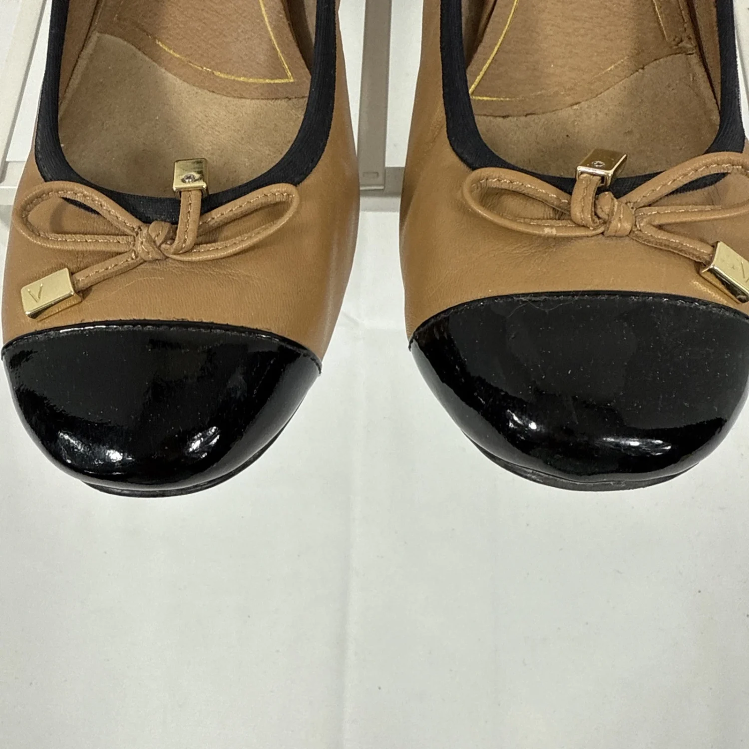 Vionic Mod Daphne 一脚蹬低跟皮革黑色棕褐色女鞋美国 8.5-