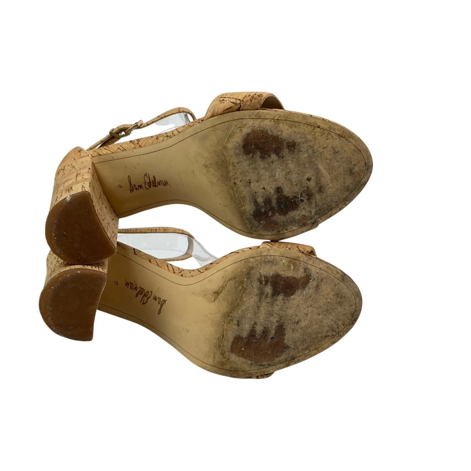 Sam Edelman Yaro 女式踝带粗跟露趾绑带高跟鞋 7-