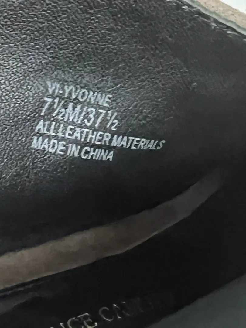 Vince Camuto 流苏麂皮绒露趾短靴波西米亚节日高跟鞋灰褐色 7.5-