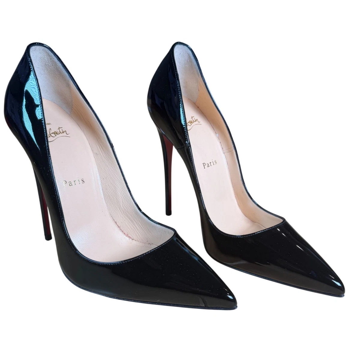 Christian Louboutin So Kate 120 泵黑色漆皮尺寸 EU 39 US 9-