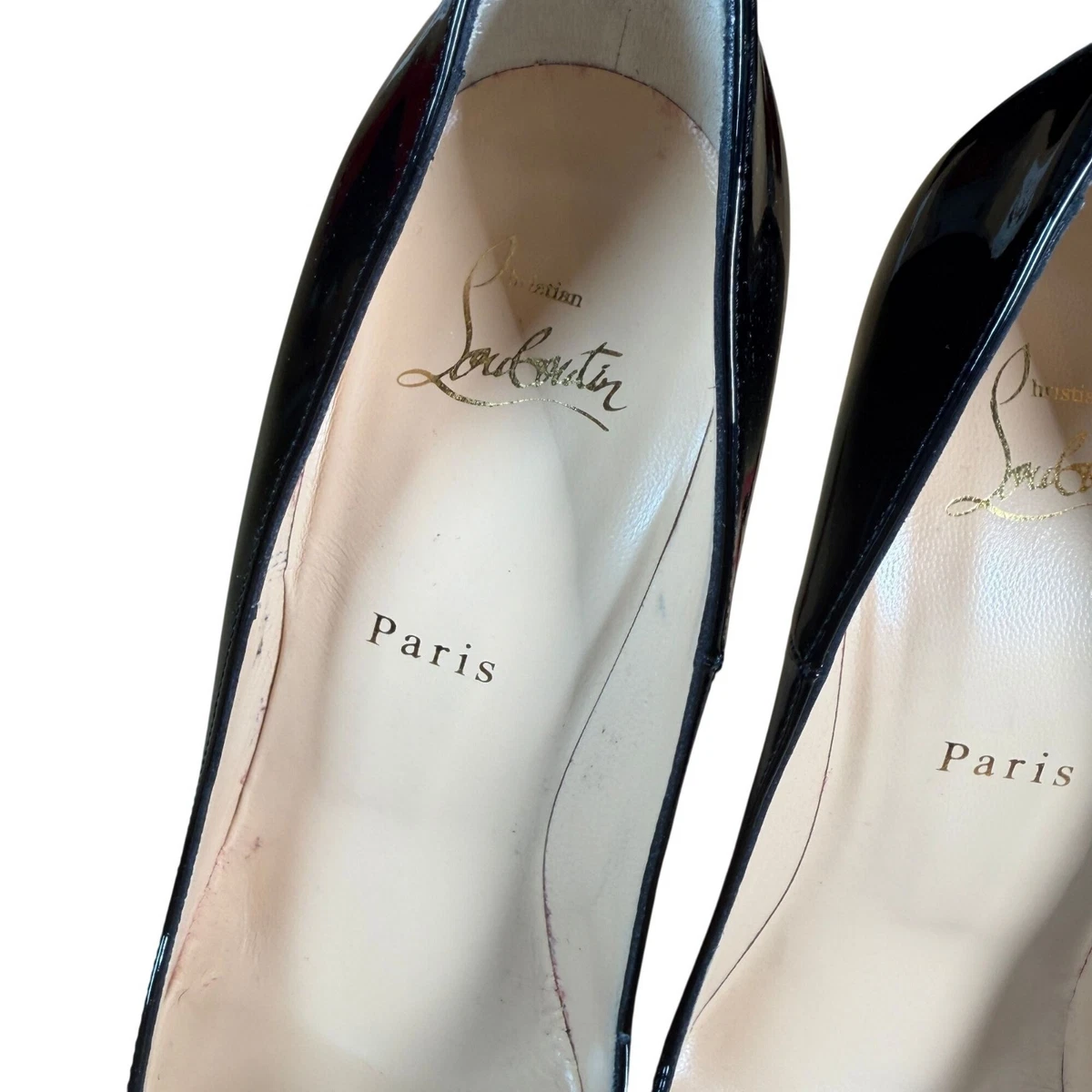 Christian Louboutin So Kate 120 泵黑色漆皮尺寸 EU 39 US 9-