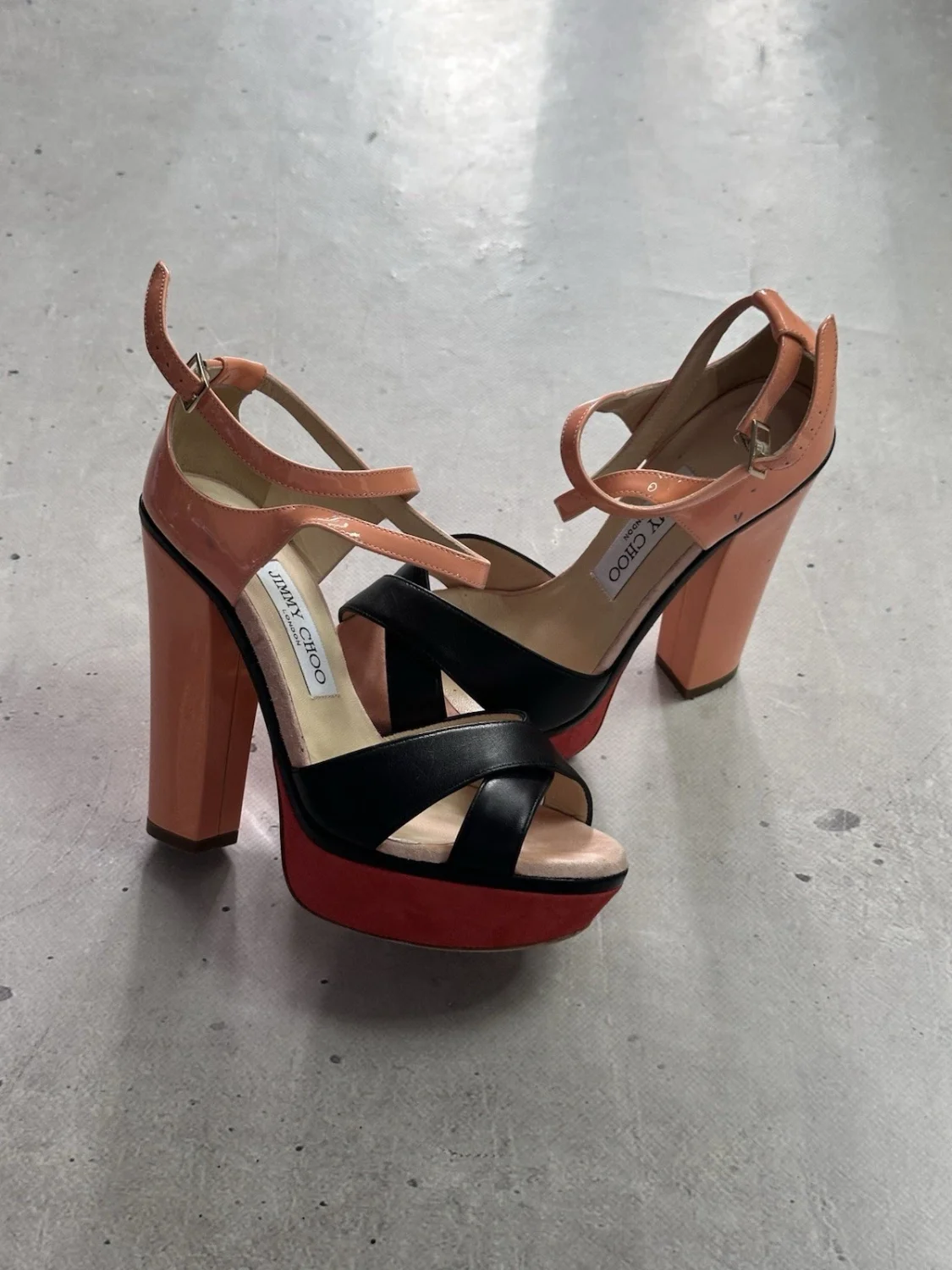 Jimmy Choo Tiber 厚底凉鞋 高跟鞋 名人 Adèle Exarchopoulos-