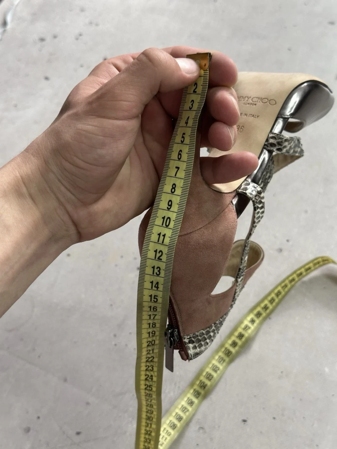 Jimmy Choo Freesia Pewter 麂皮绒 Python 金属凉鞋 高跟鞋 36-