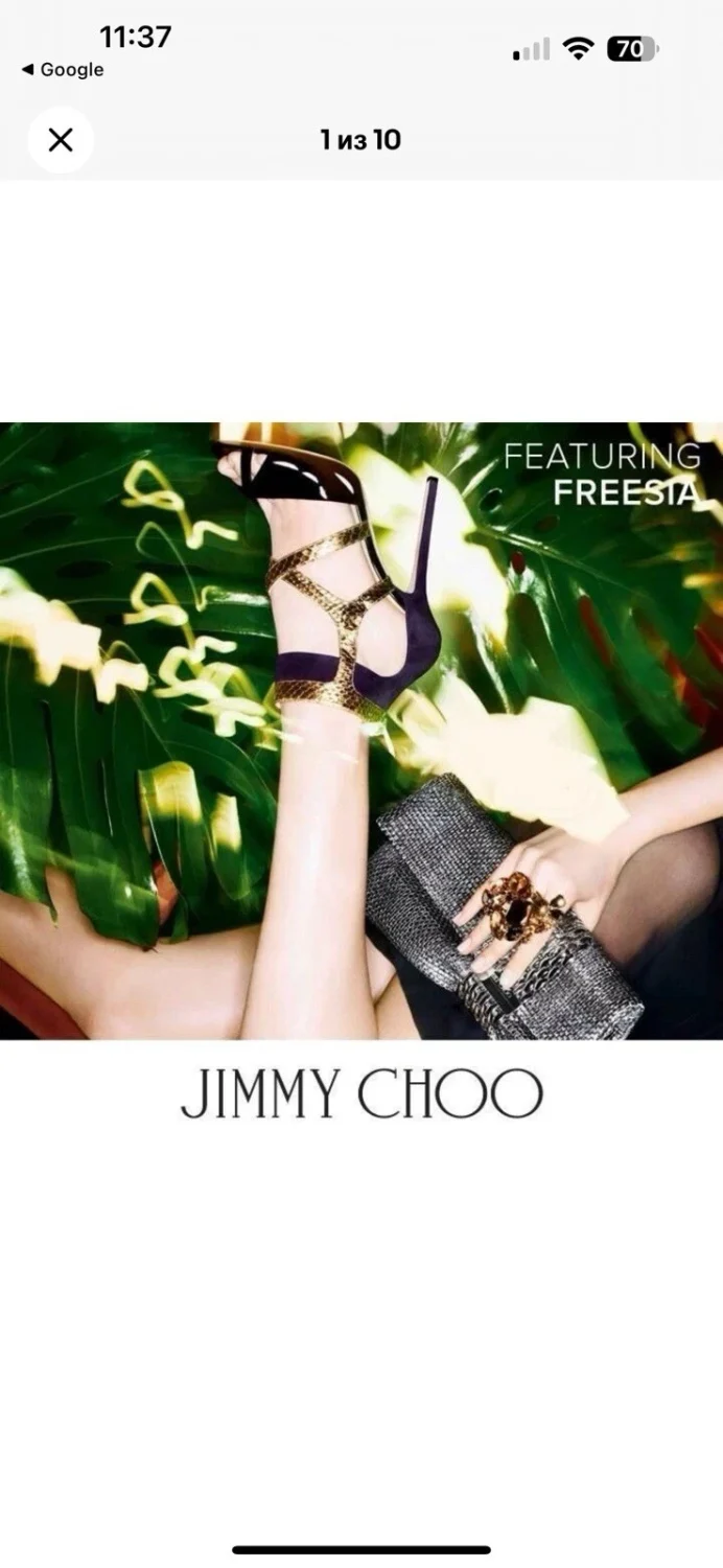 Jimmy Choo Freesia Pewter 麂皮绒 Python 金属凉鞋 高跟鞋 36-