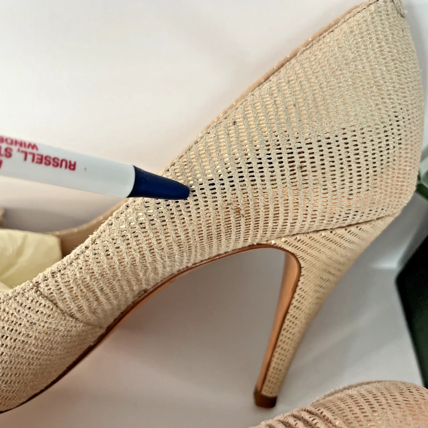 Kate Spade Alessia Ruffle 高跟鞋腮红女式 6.5 码-