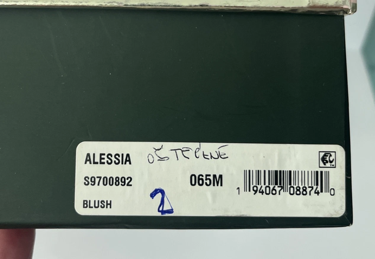 Kate Spade Alessia Ruffle 高跟鞋腮红女式 6.5 码-