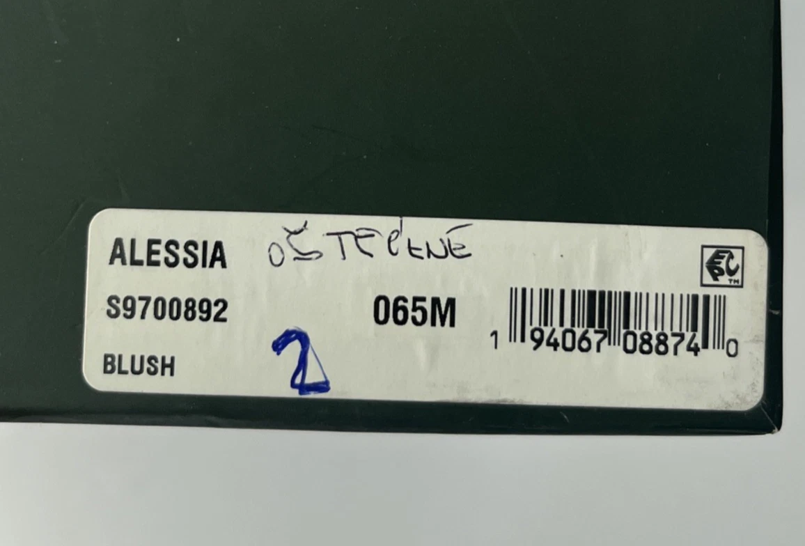 Kate Spade Alessia Ruffle 高跟鞋腮红女式 6.5 码-
