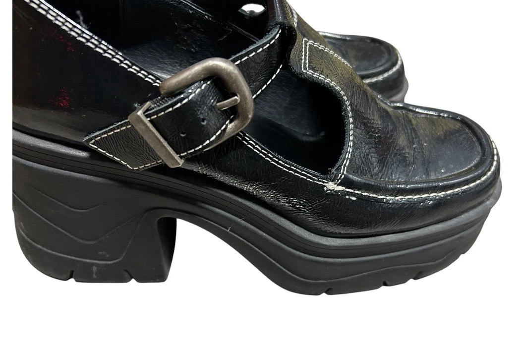 Free People Mayla Platform Mary Jane 8.5 码黑色-二手-