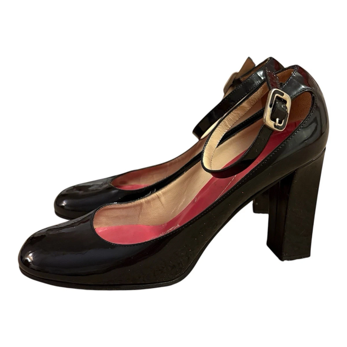 KATE SPADE NEW YORK 女式黑色漆皮 Kameron 泵 7.5 码-