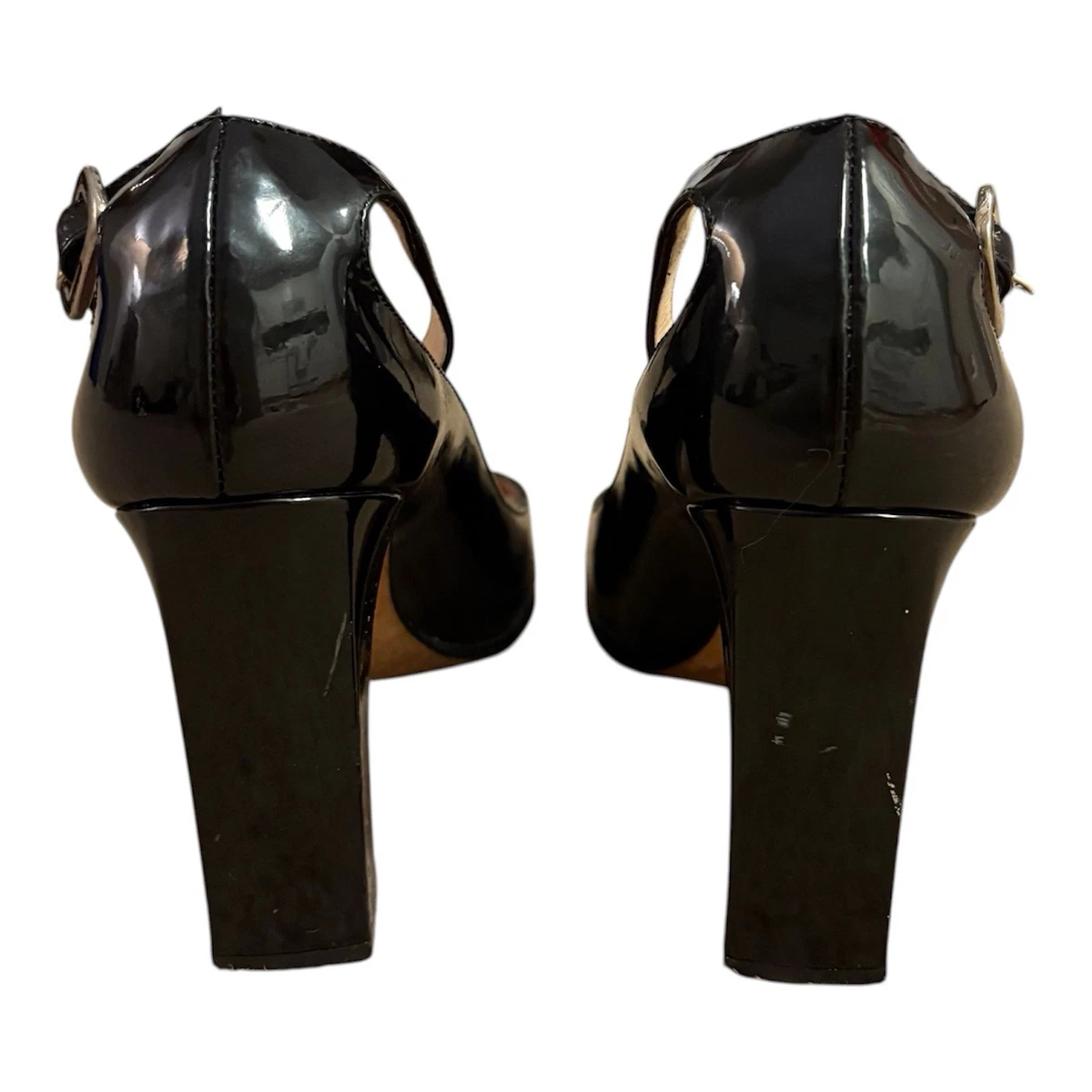 KATE SPADE NEW YORK 女式黑色漆皮 Kameron 泵 7.5 码-