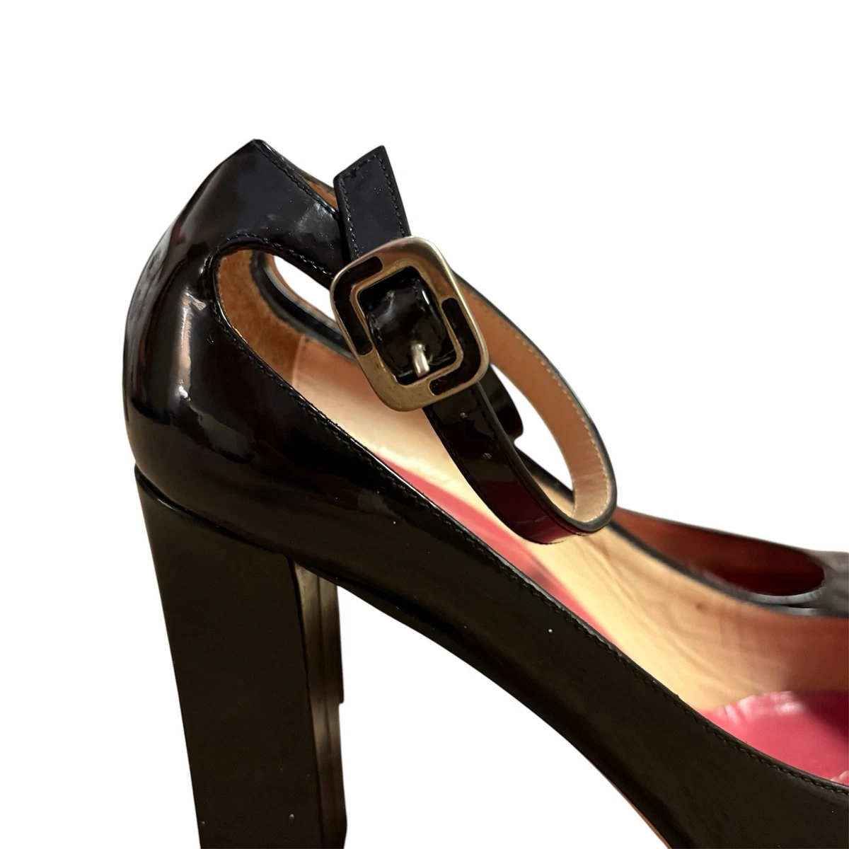KATE SPADE NEW YORK 女式黑色漆皮 Kameron 泵 7.5 码-