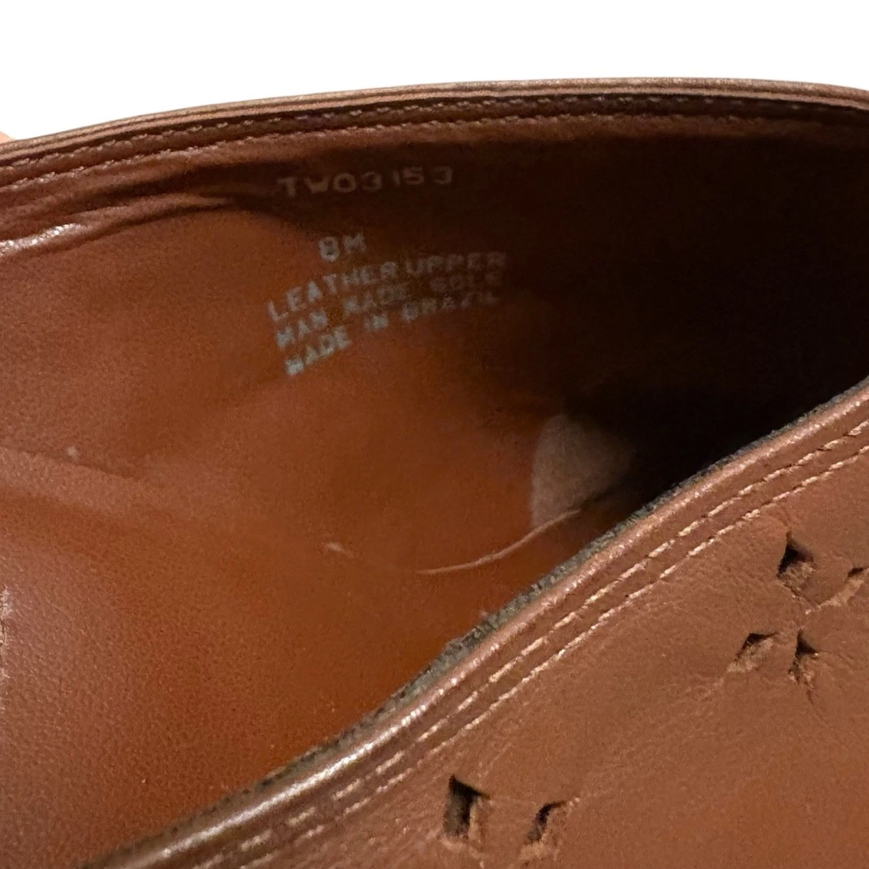 复古 Y2K Tommy Hilfiger 棕色方头皮革懒人厚底穆勒鞋 8 码-