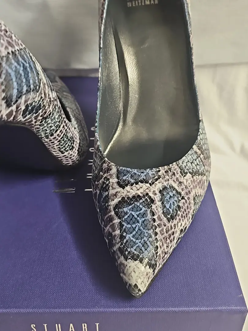 Stuart Weitzman Naughty 系列牛仔裤 Snake Charmer 尺寸 12M - 令人惊叹 -