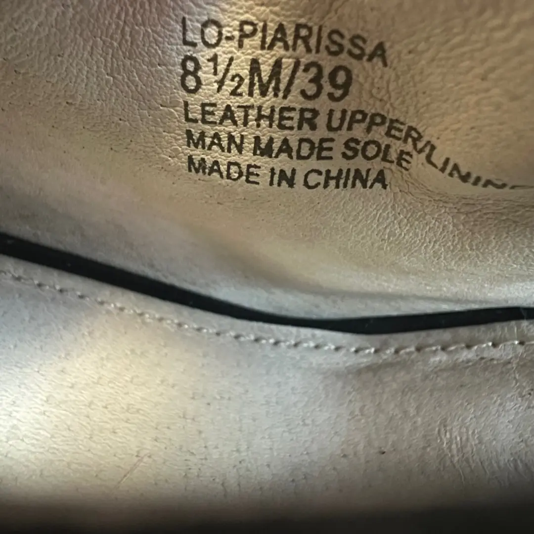 Louise et Cie Lo-Piarissa 女式 8.5 EU 39 黑色麂皮绒露背楔形鞋跟别致-
