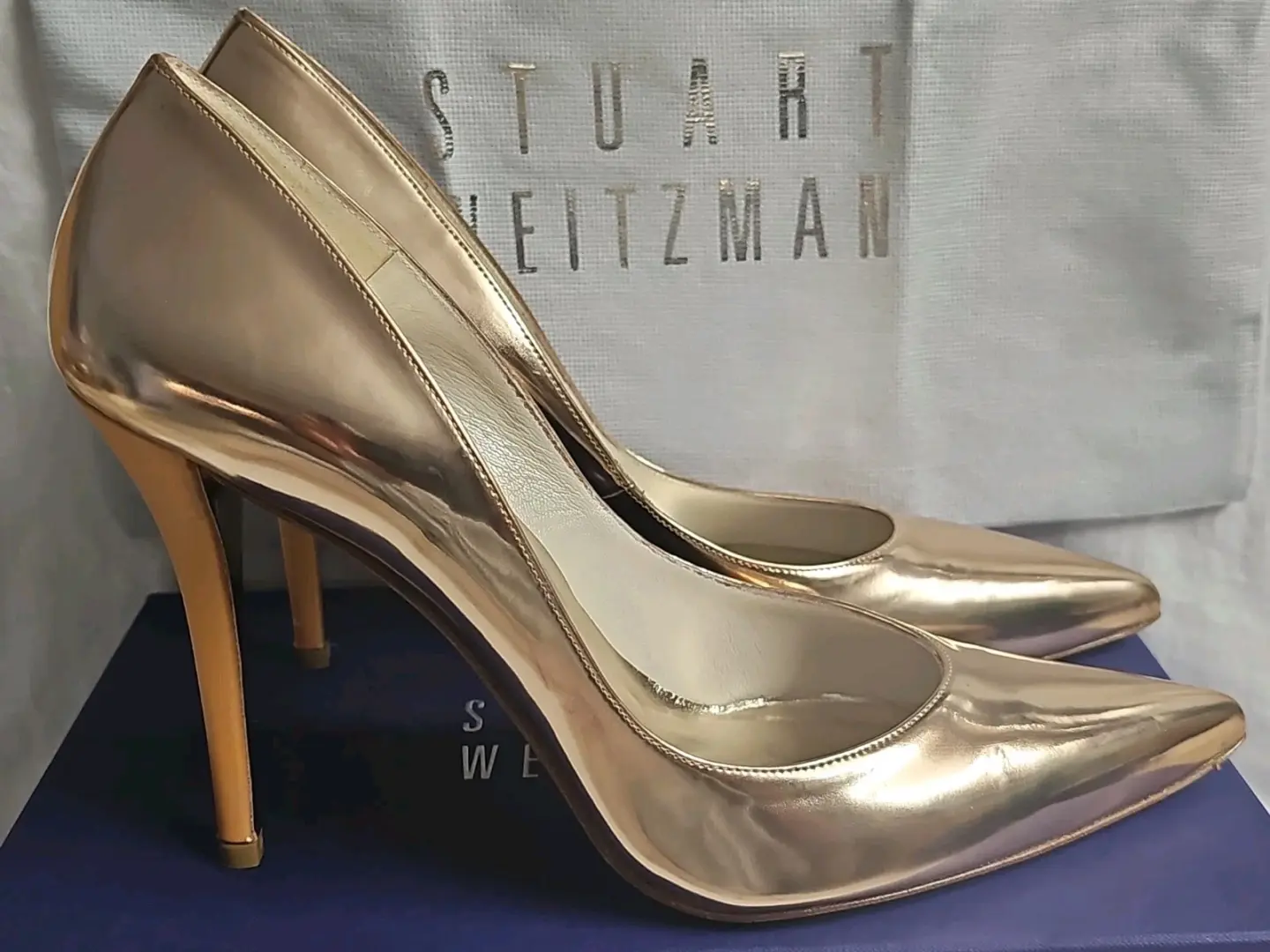 Stuart Weitzman Nouveau 系列 Rose Specchio 尺寸 12M-