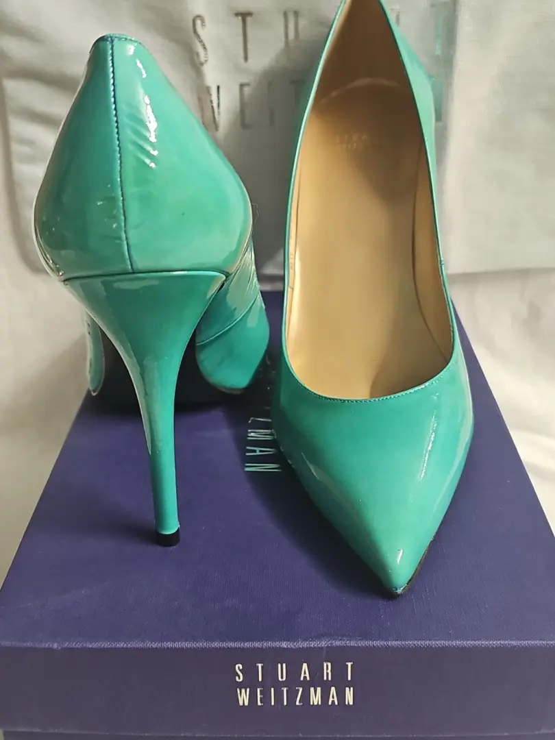 Stuart Weitzman Naughty Collection Atoll Aniline 尺寸 12W-