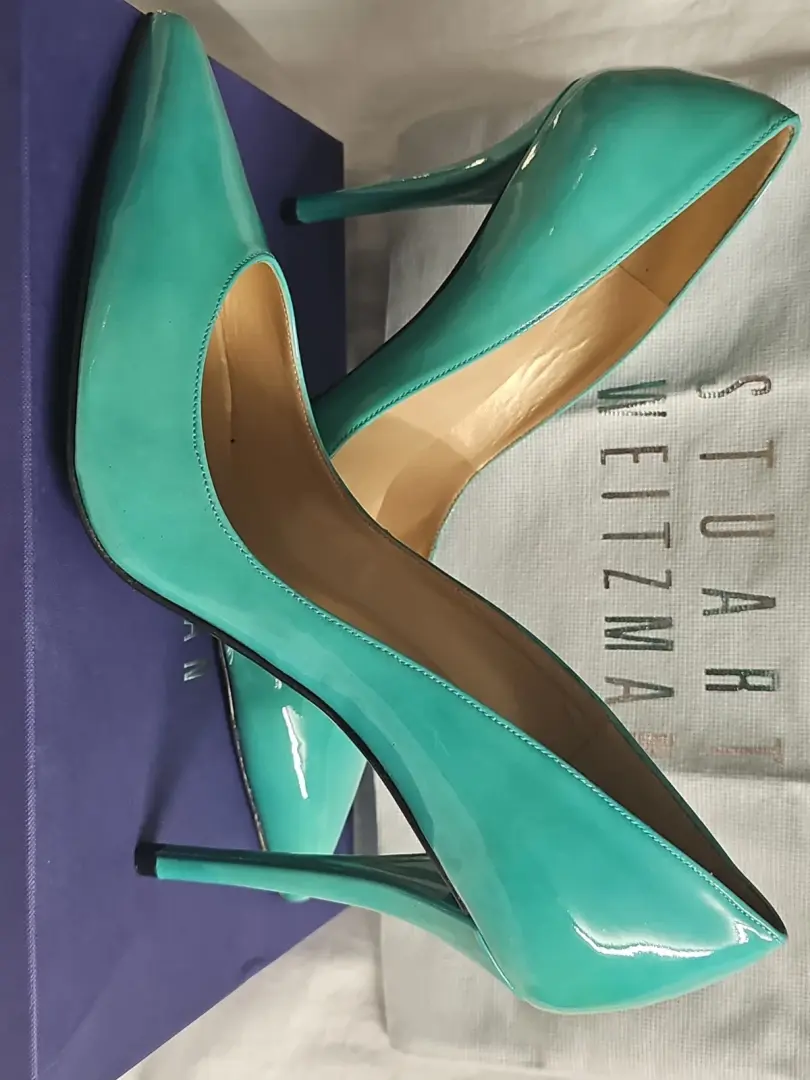 Stuart Weitzman Naughty Collection Atoll Aniline 尺寸 12W-