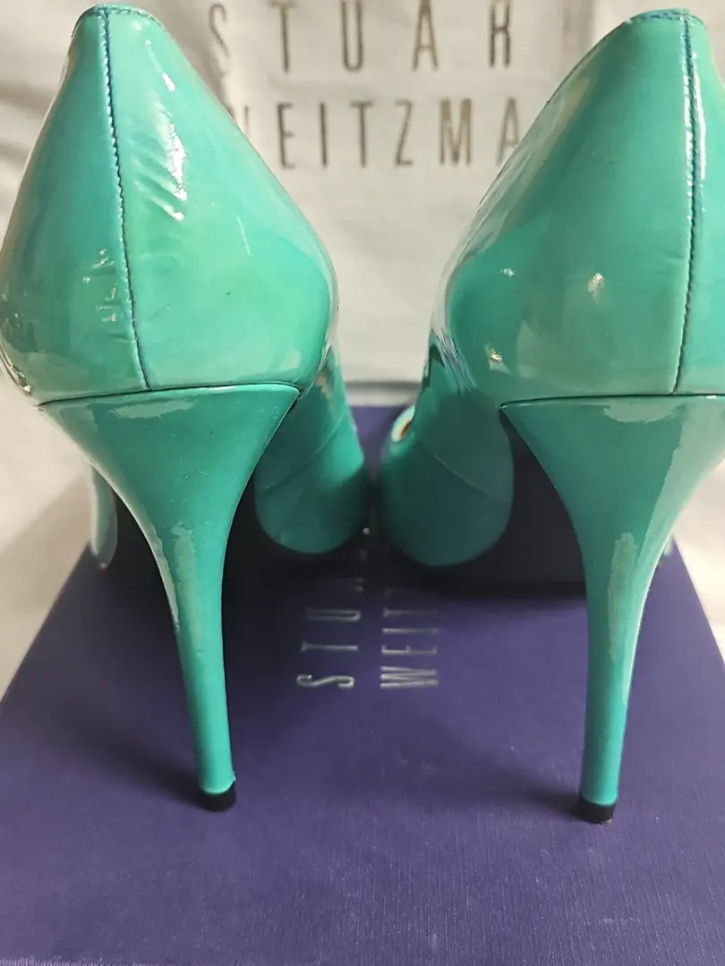 Stuart Weitzman Naughty Collection Atoll Aniline 尺寸 12W-