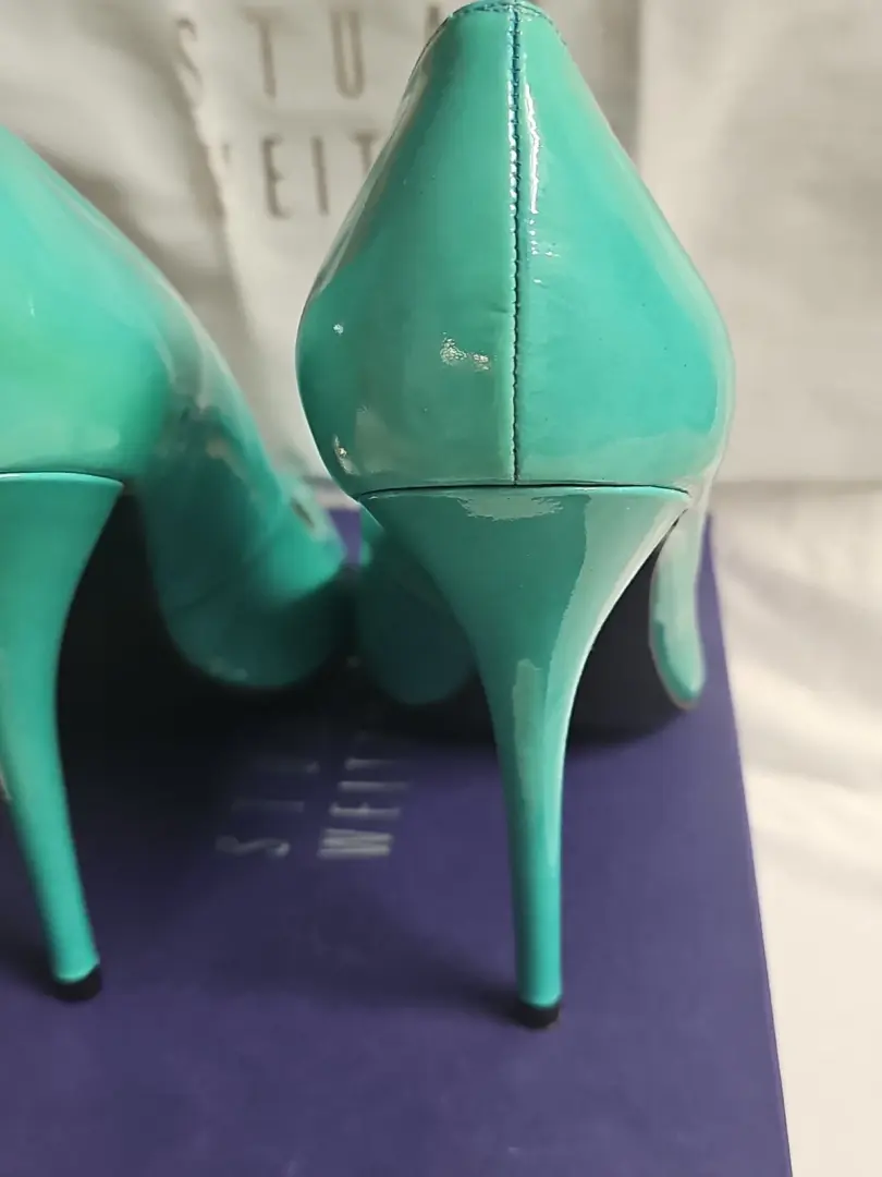 Stuart Weitzman Naughty Collection Atoll Aniline 尺寸 12W-