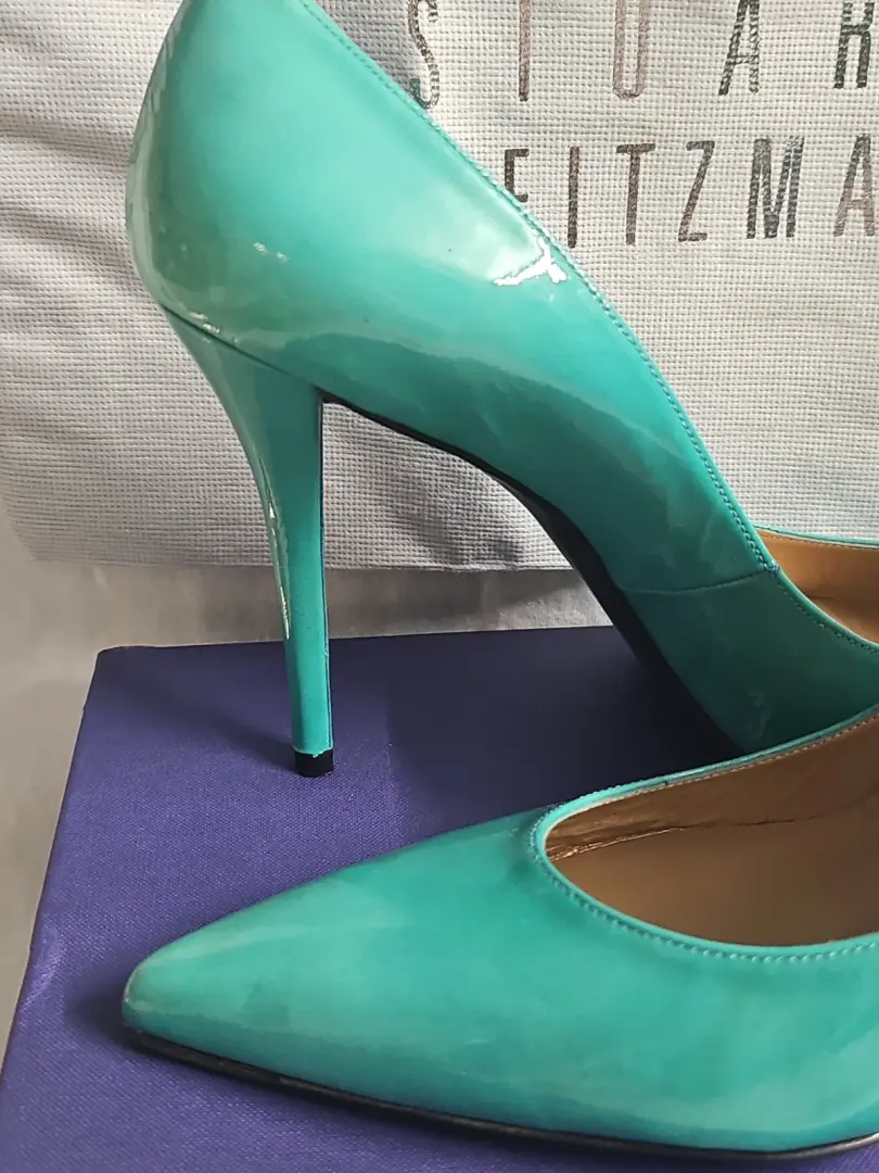 Stuart Weitzman Naughty Collection Atoll Aniline 尺寸 12W-