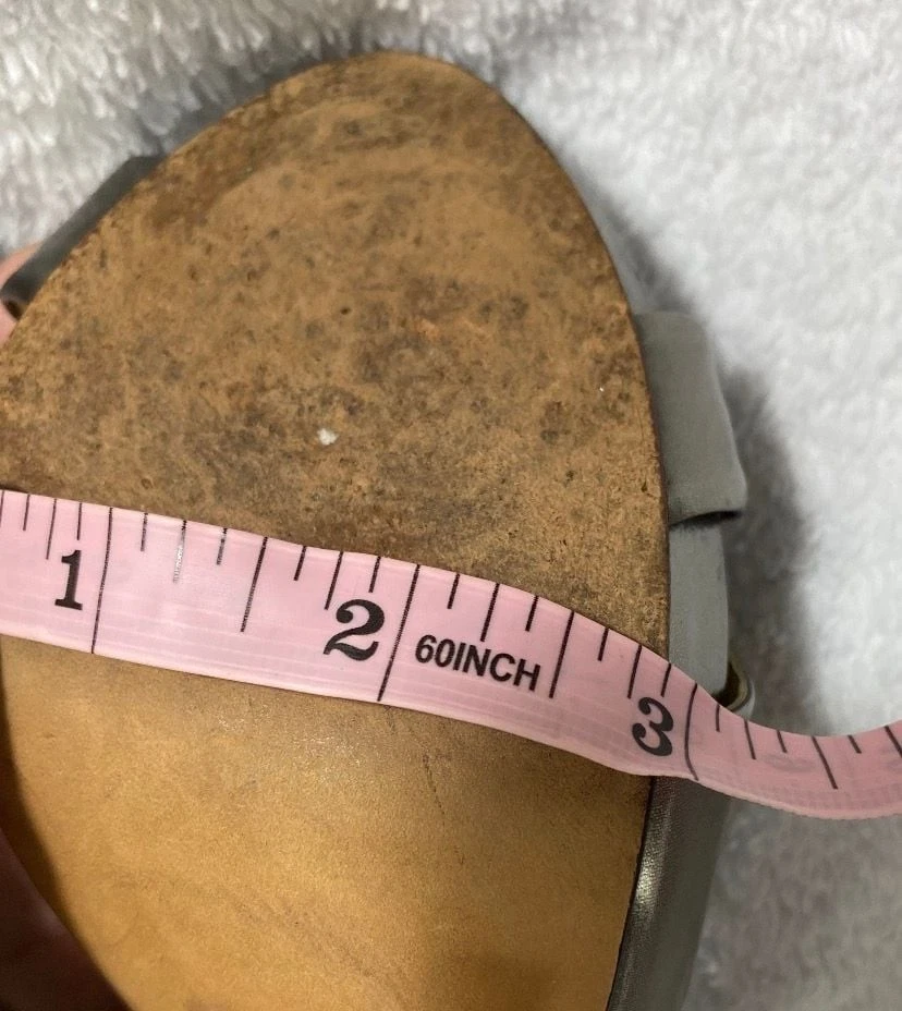 Badgley Mischka 金属青铜结 T 型带高跟鞋 7M 码-