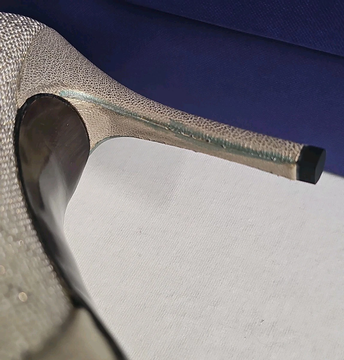 Stuart Weitzman Platswoon 系列 Platino 粗花呢亚麻 12M 码-