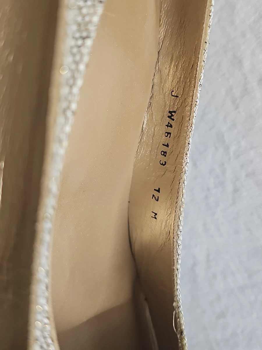 Stuart Weitzman Platswoon 系列 Platino 粗花呢亚麻 12M 码-