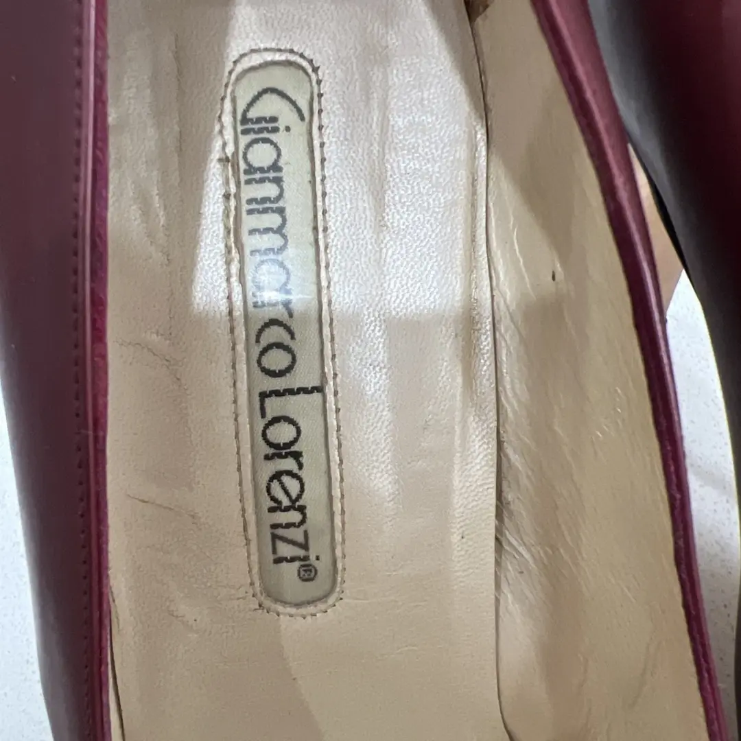Designer Gianmarco Lorenzi womens shoes size 39.5