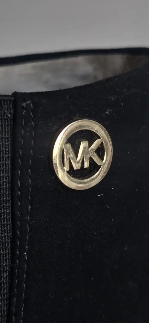 Michael Kors 女式鞋高跟鞋黑色米色露趾尺码 US 7.5 EU 37.5 -