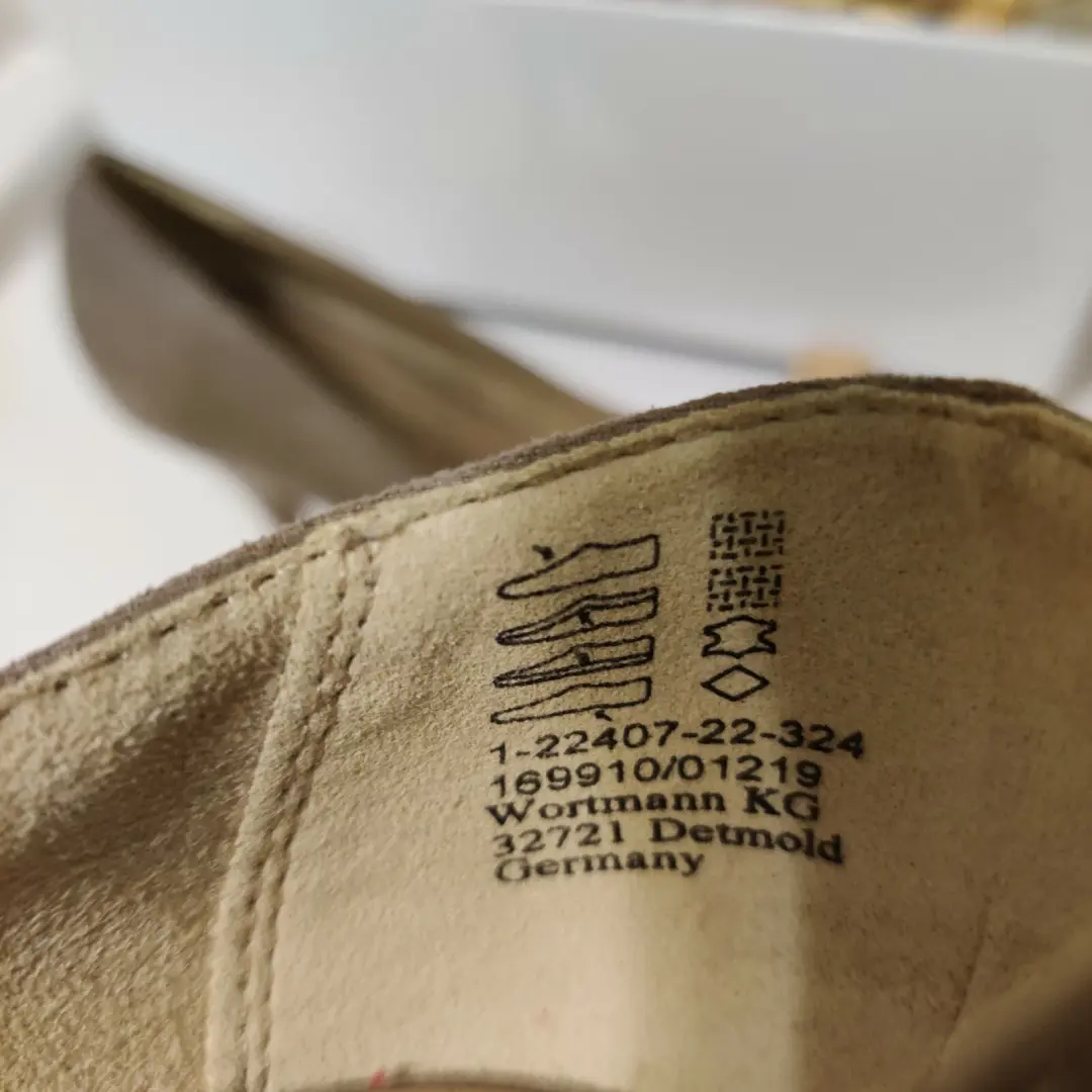 TAMARIS Wortmann KG Taupe 真麂皮绒裸色平台泵 36 欧盟德国制造-