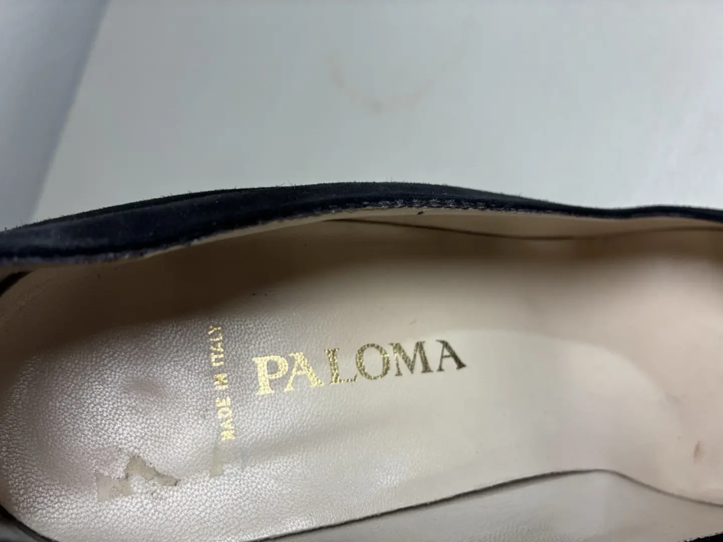 Paloma 高跟鞋 10 码灰色和黑色-
