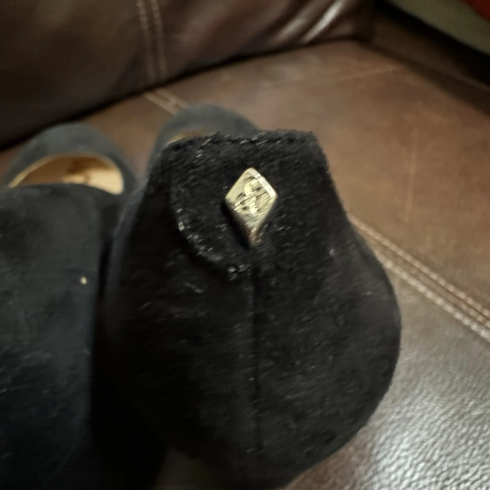 Sam Edelman Stilson 黑色绒面革高跟鞋 7.5 码经典职业胶囊-