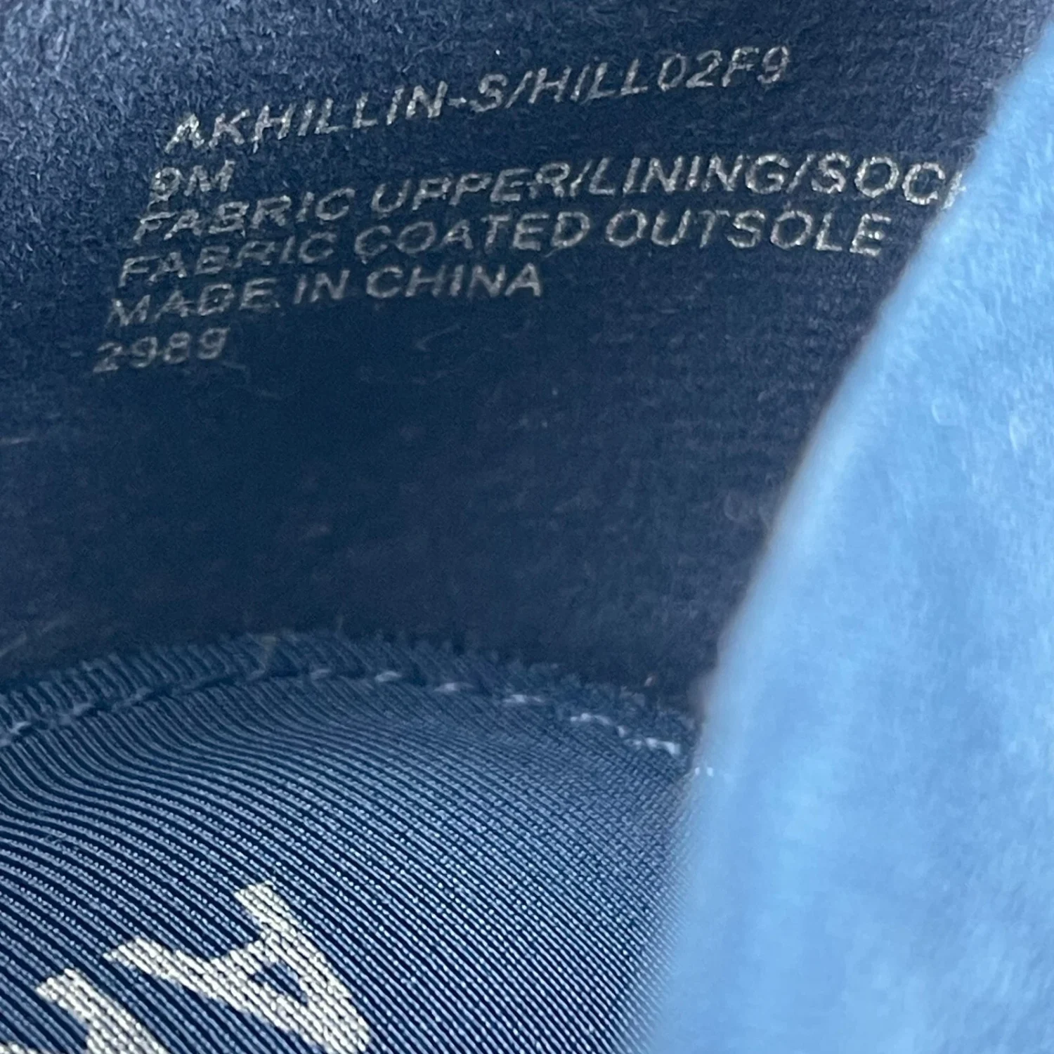 Anne Klein 女式 Hillin 高跟鞋 9M 海军蓝人造麂皮绒水钻粗跟懒人鞋-