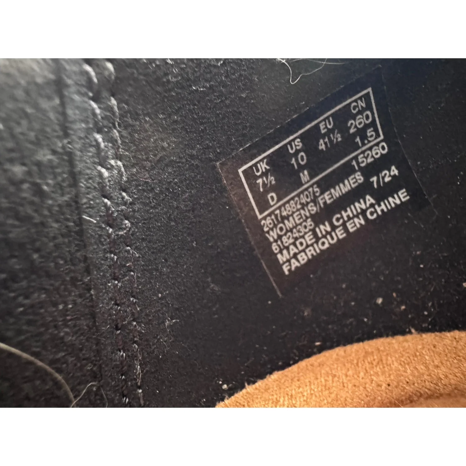 Clarks Collection 黑色皮革终极舒适高跟鞋 10 米 261748824075-