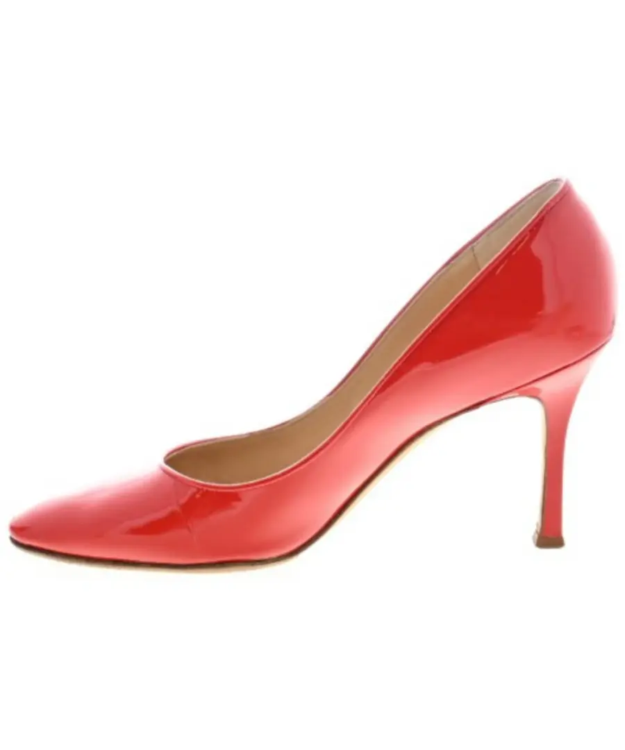 MANOLO BLAHNIK 高跟鞋女式 36.5 码红色漆皮-